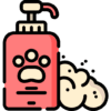 shampoo bottle with foam